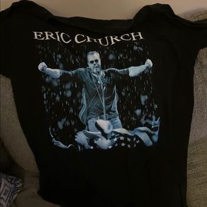 Eric Church Concert Band The Outsiders World Tour T Shirt